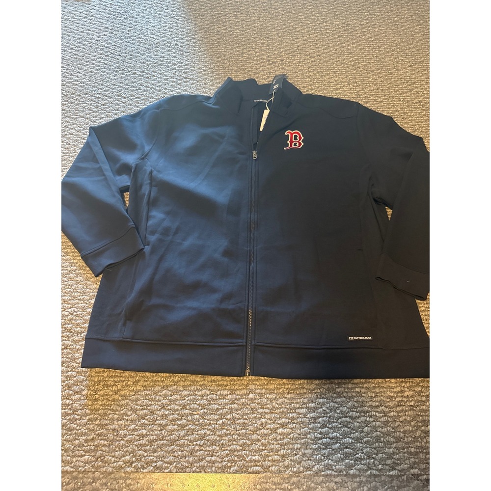 Cutter & Buck Boston Red Sox MLB Full Zip Jacket Navy Blue Mens 4XB NWT